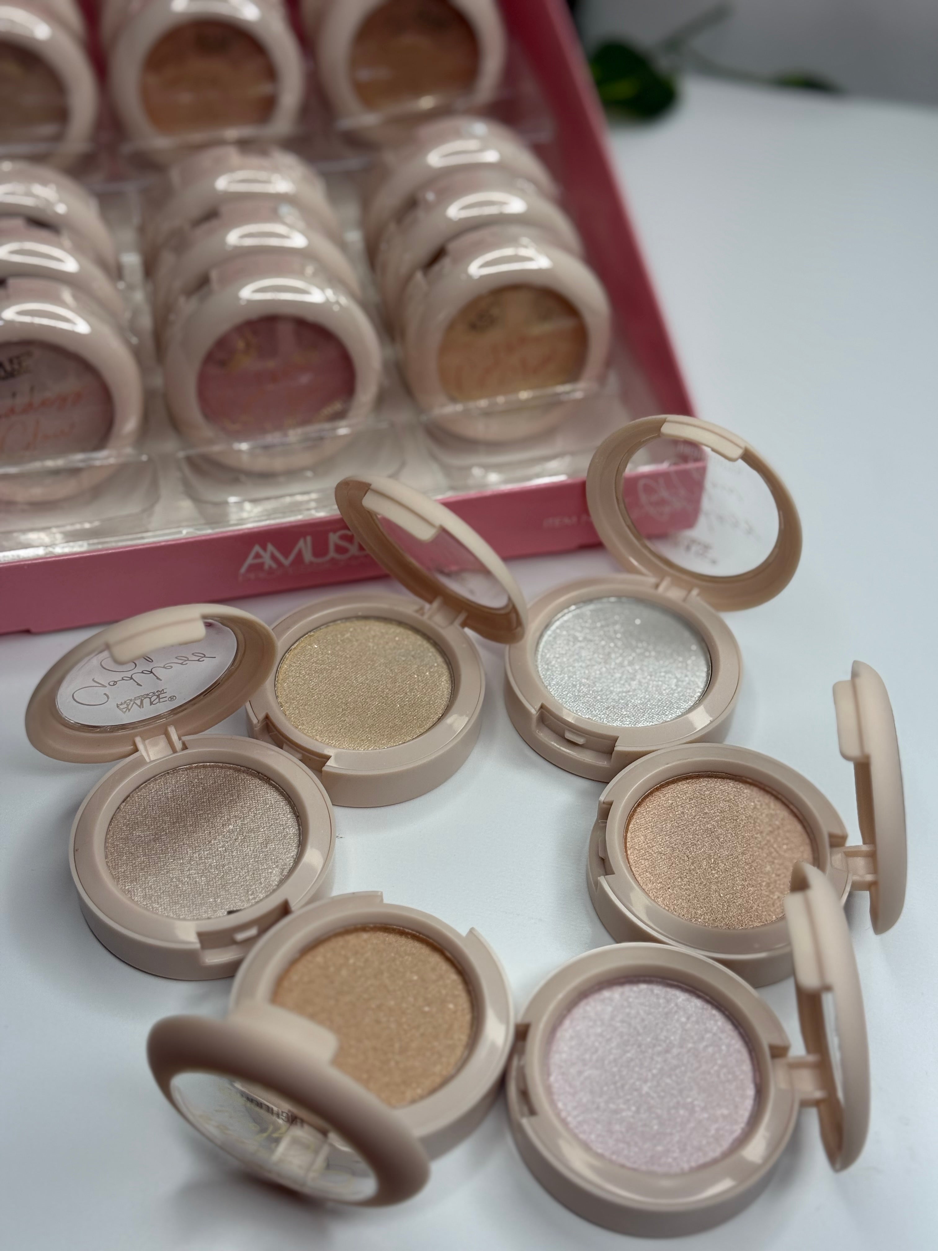 AMUSE GODDESS GLOW HIGHLIGHTER 6 DIFFERENT COLORS